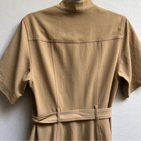 A.L.C Emma Safari Belted Midi Dress Sz 8 - Picture 5 of 13